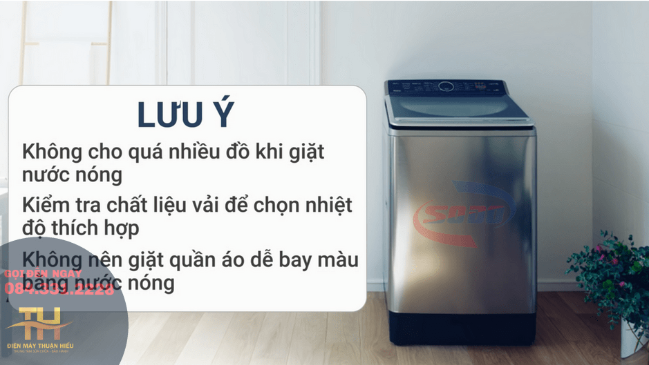 Những Lưu Ý Khi Giặt Đồ Bằng Nước Nóng