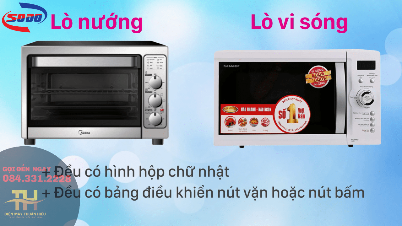 Phân Biệt Lò Nướng Và Lò Vi Sóng