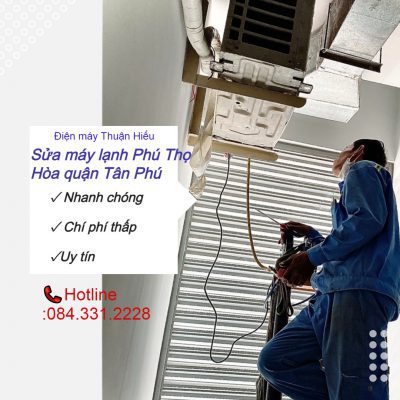 Sửa Máy Lạnh Phú Thọ Hòa Quận Tân Phú
