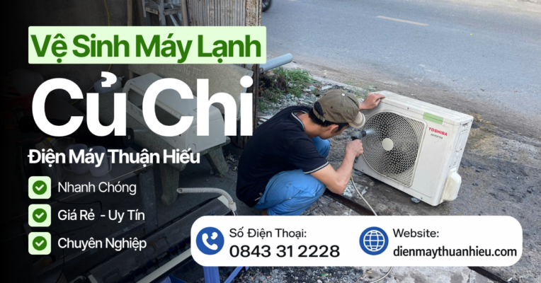 Dịch Vụ Vệ Sinh Máy Lạnh Tại Củ Chi - Chỉ Từ 150K/1 Máy